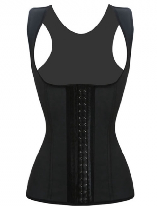 Latex Corset Girdle Vest Waist Cincher Body Shaper