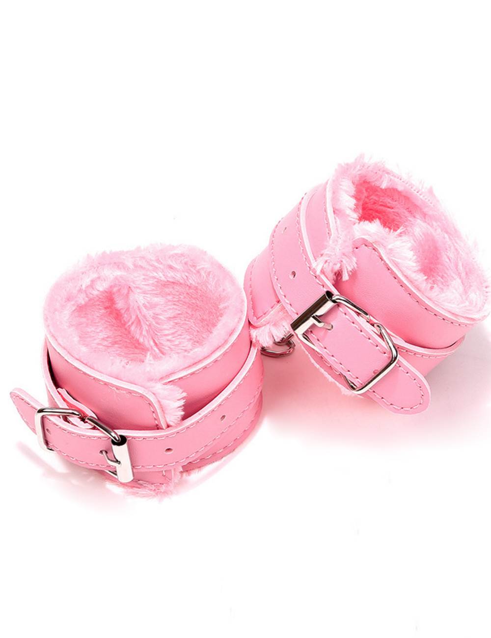 Pink Sm Bondage Sex Leather Handcuffs Ohyeahlady