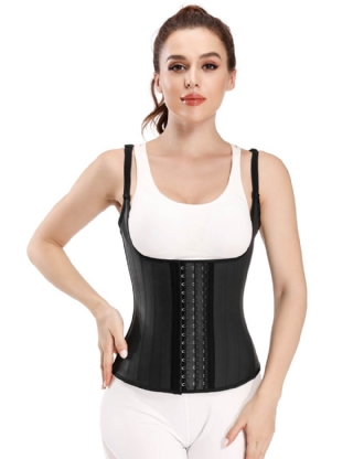 Latex 25 Steel Bones Waist One-piece Abdomen Vest Sling Shaper