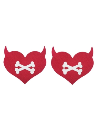 Disposable Devil Heart Nipple Cover