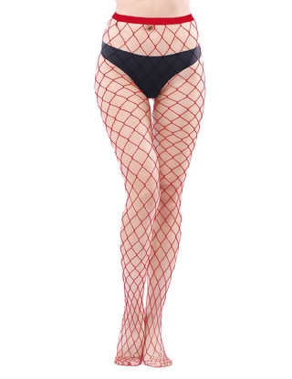 Red High Elasticity Box Package Fence Net Pantyhose