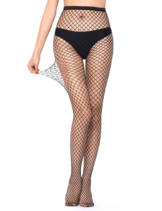 Black Box Package Fully Fashioned Fence Net Pantyhose