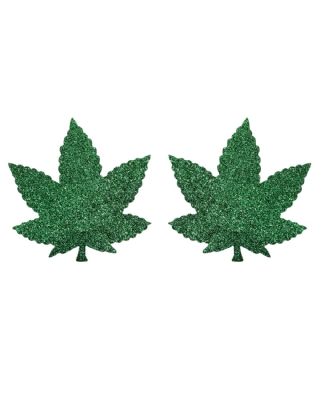 Green Leaf Shape Nipple Cover