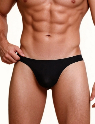 Black Sexy See Through Men's Brief