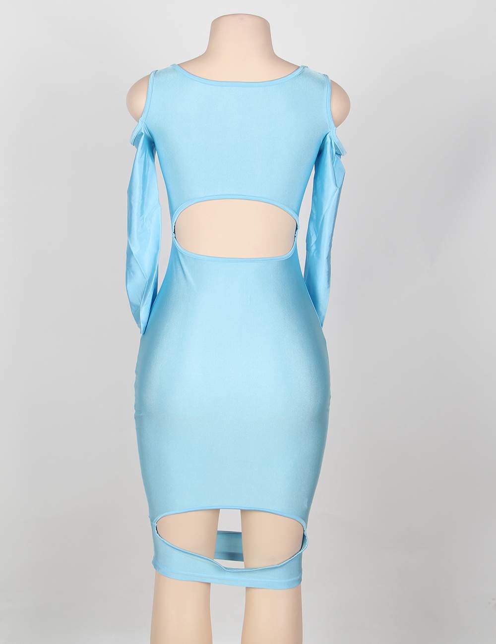 light blue bodycon