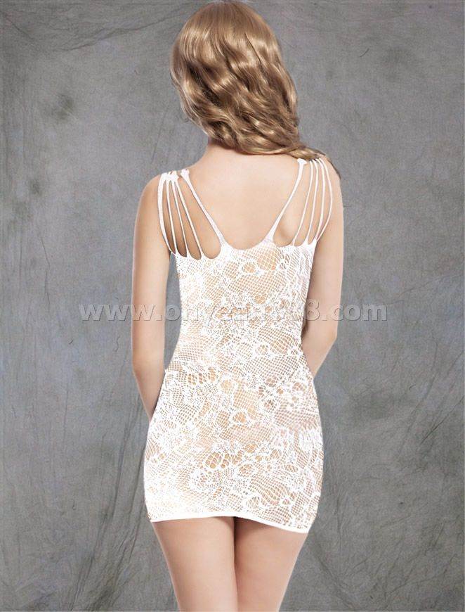 Delicate lace bodystocking main image 1